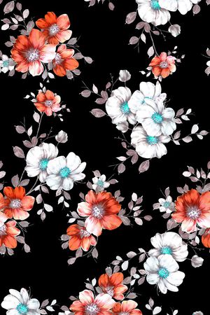 春夏华亿平台印花华亿平台图片