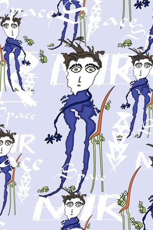 抽象印花华亿平台图片