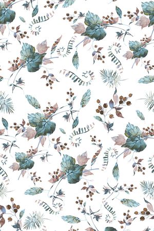 绿植树叶印花华亿平台图片