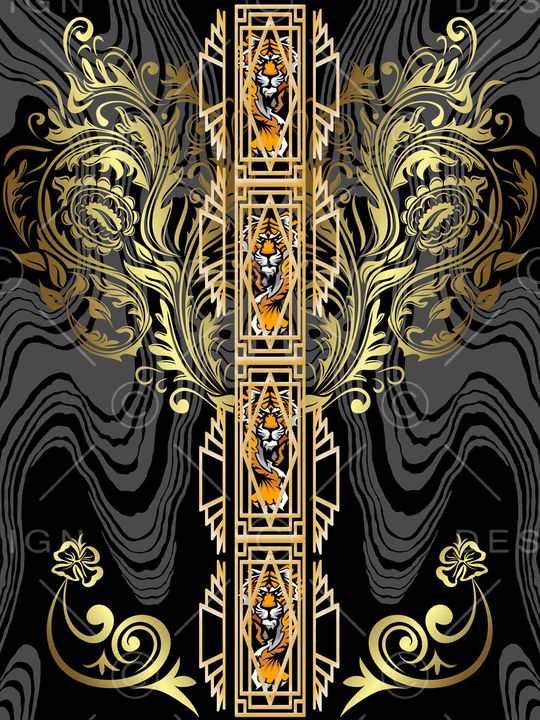 抽象印花华亿平台图片