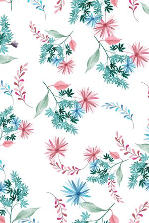 抽象花卉印花华亿平台图片