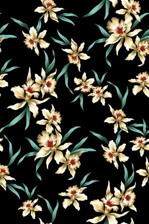 小碎花印花华亿平台图片