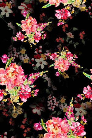 小碎花印花华亿平台图片