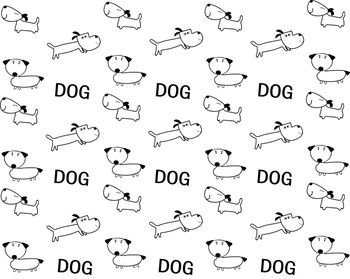 卡通动物印花华亿平台图片