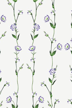 手绘花卉印花华亿平台图片