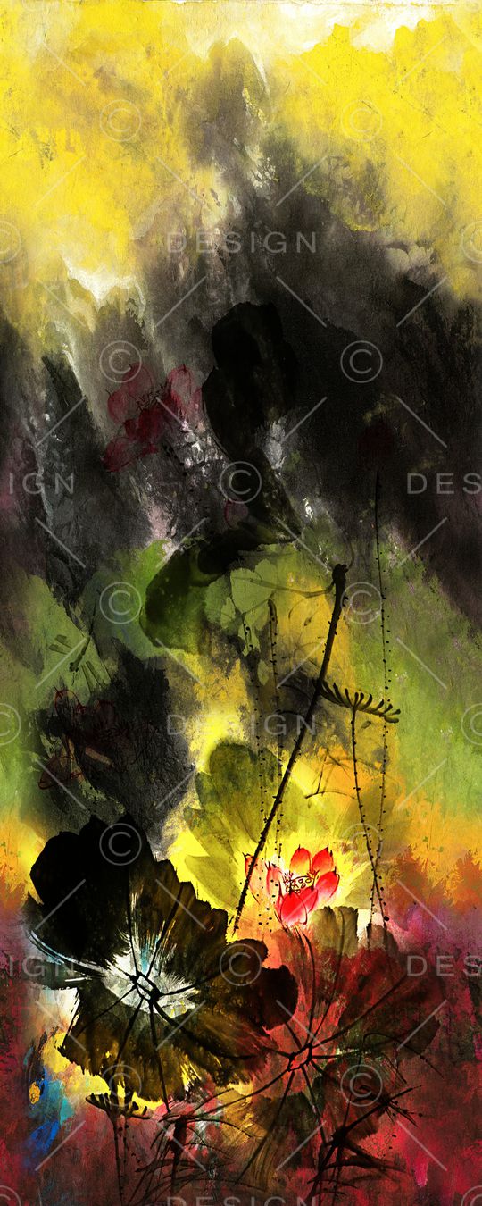 抽象印花华亿平台图片