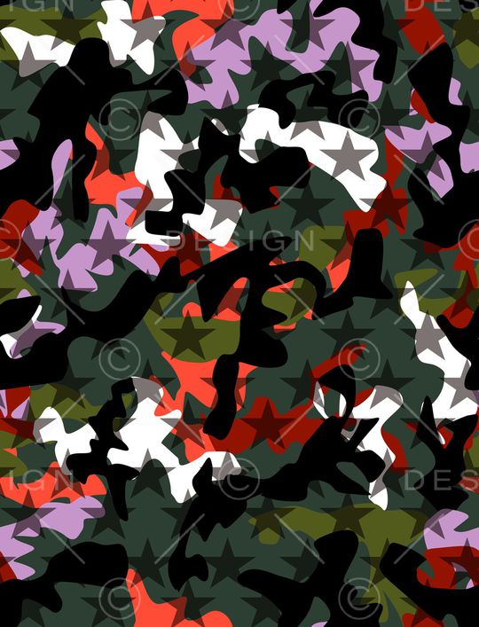 抽象印花华亿平台图片