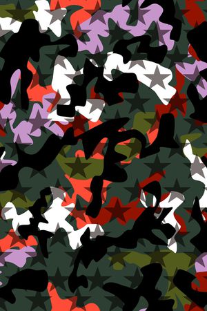 抽象印花华亿平台图片