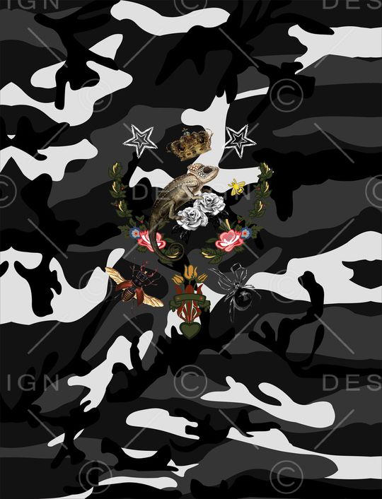 动物花卉印花华亿平台图片