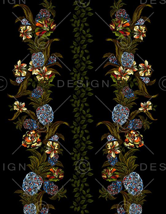 动物花卉印花华亿平台图片