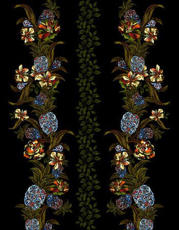 动物花卉印花华亿平台图片