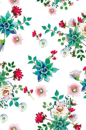 抽象花卉印花华亿平台图片