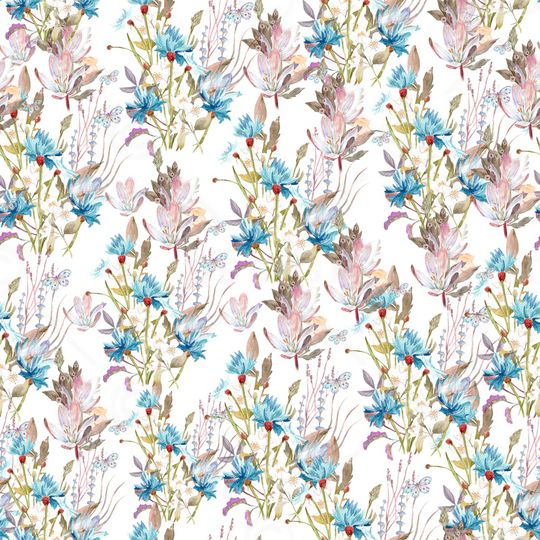 抽象花卉印花华亿平台图片