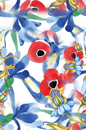 小碎花印花华亿平台图片