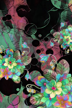 定位花印花华亿平台图片