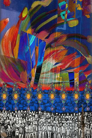 民族风印花华亿平台图片