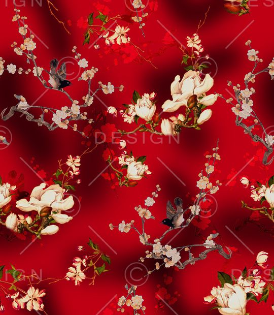 梅花印花华亿平台图片