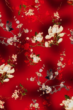 梅花印花华亿平台图片