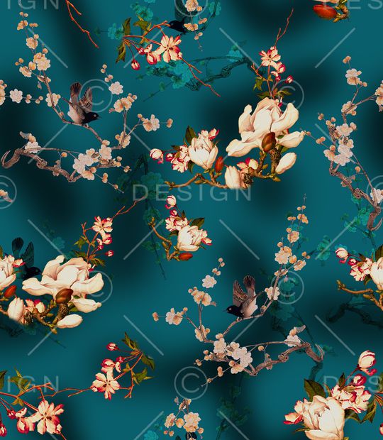 梅花印花华亿平台图片