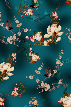 梅花印花华亿平台图片