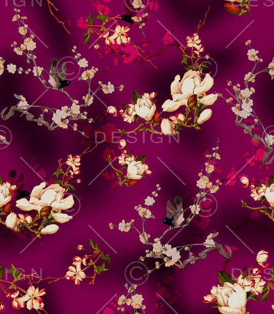 梅花印花华亿平台图片