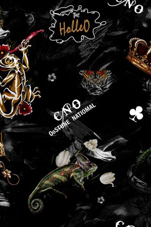 男装印花华亿平台图片