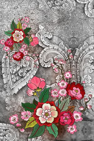 定位花印花华亿平台图片