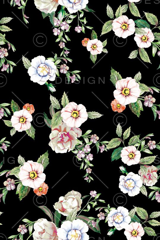 植物印花华亿平台图片