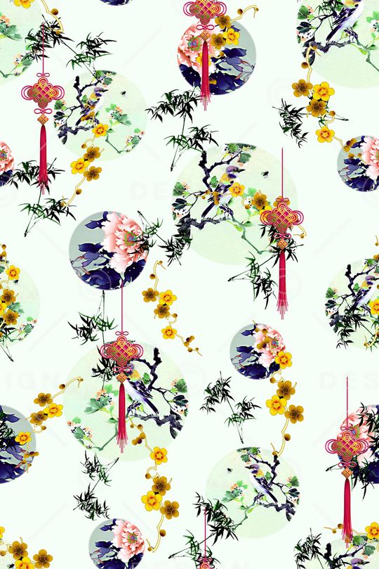 素雅印花华亿平台图片