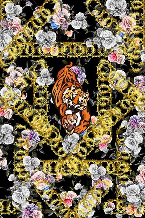 男装印花华亿平台图片