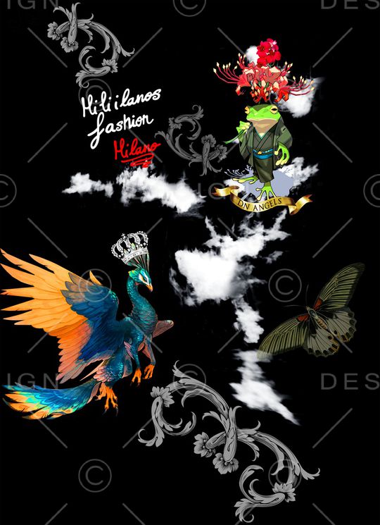 孔雀印花华亿平台图片