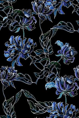 抽象印花华亿平台图片