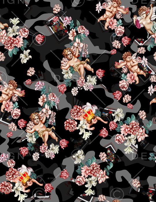 动物花卉印花华亿平台图片