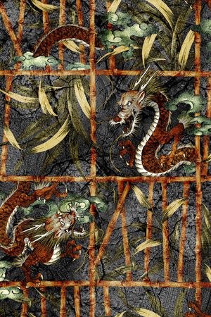 抽象印花华亿平台图片