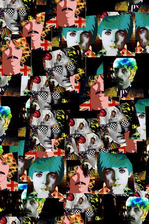 抽象印花华亿平台图片