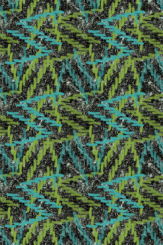 抽象花卉印花华亿平台图片