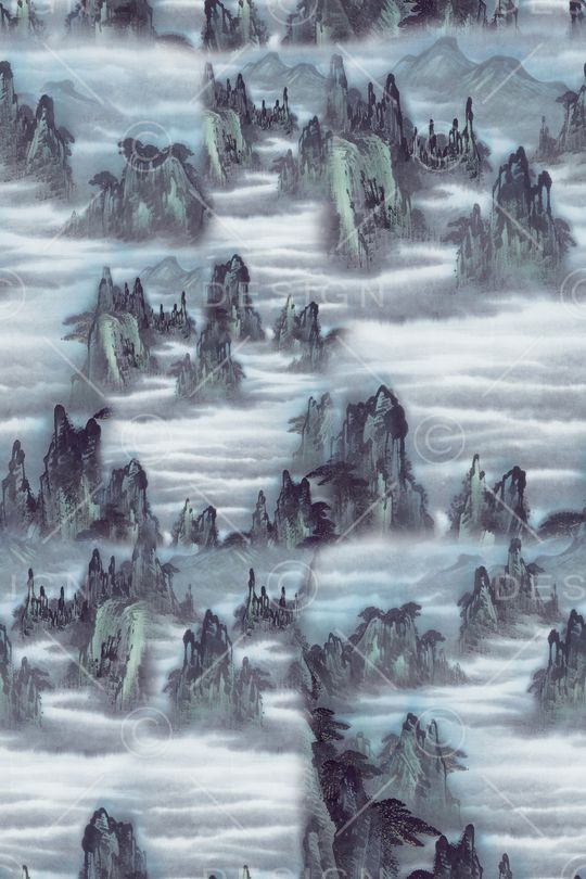 中国风印花华亿平台图片