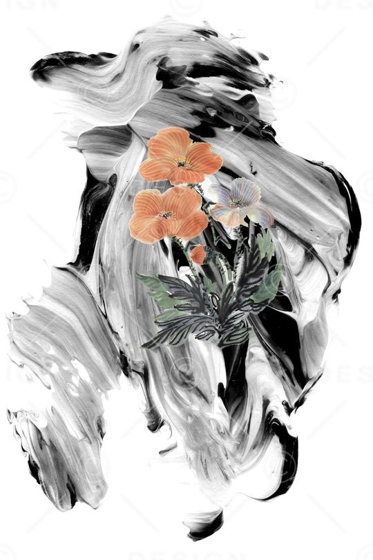 抽象印花华亿平台图片