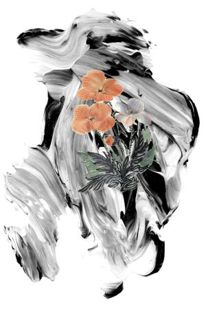 抽象印花华亿平台图片