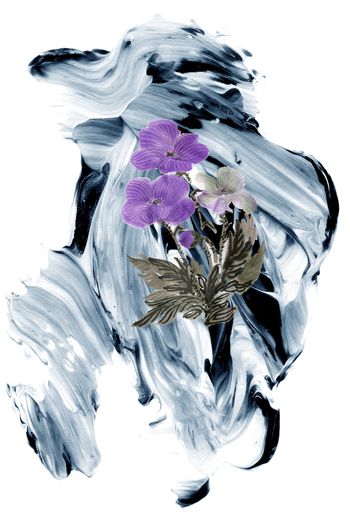 1067031-抽象笔触花朵-2