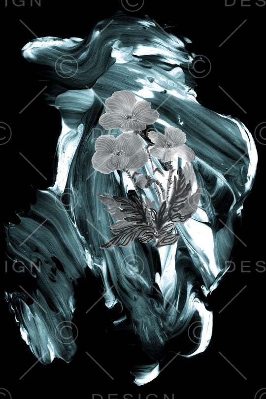 抽象印花华亿平台图片