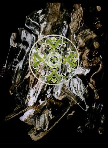 1067064-抽象泼墨笔触七命轮-1