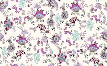 抽象花卉印花华亿平台图片