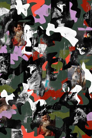 抽象印花华亿平台图片