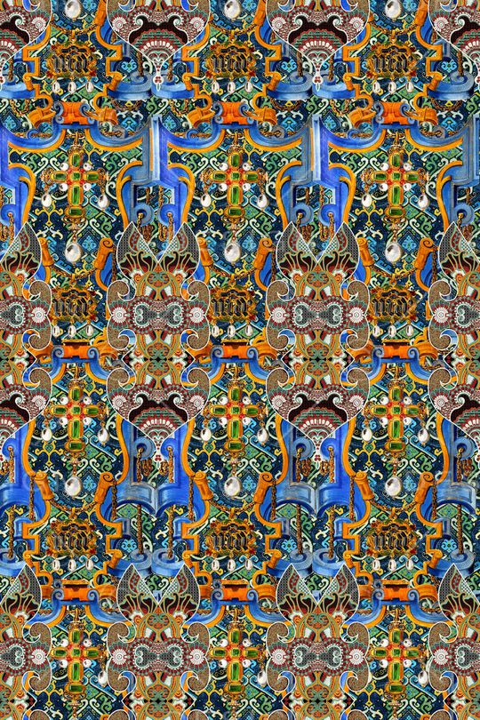 条纹印花华亿平台图片