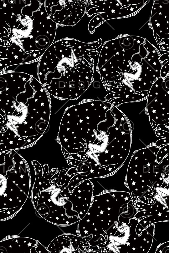 黑白华亿平台印花华亿平台图片