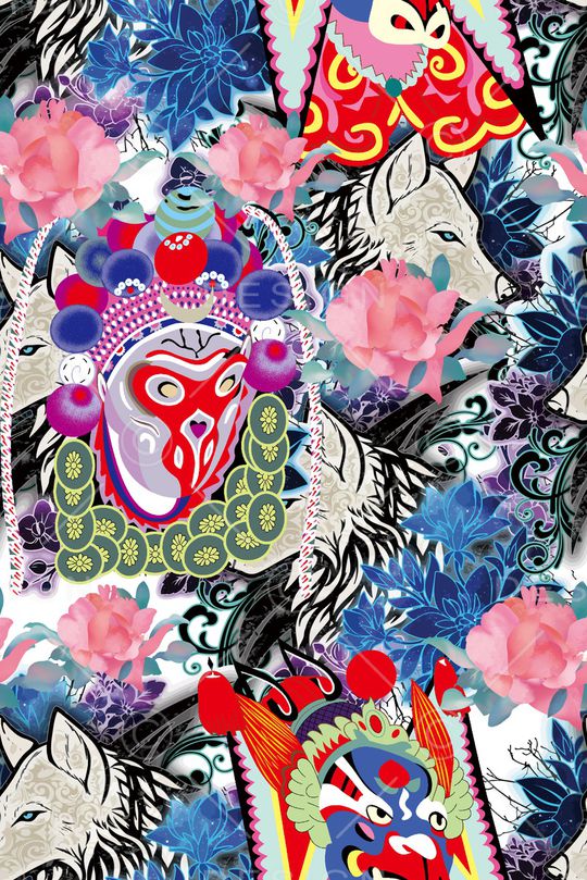 数码华亿平台印花华亿平台图片