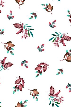 抽象花卉印花华亿平台图片