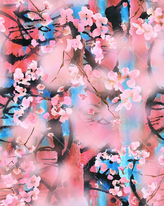 梅花印花华亿平台图片