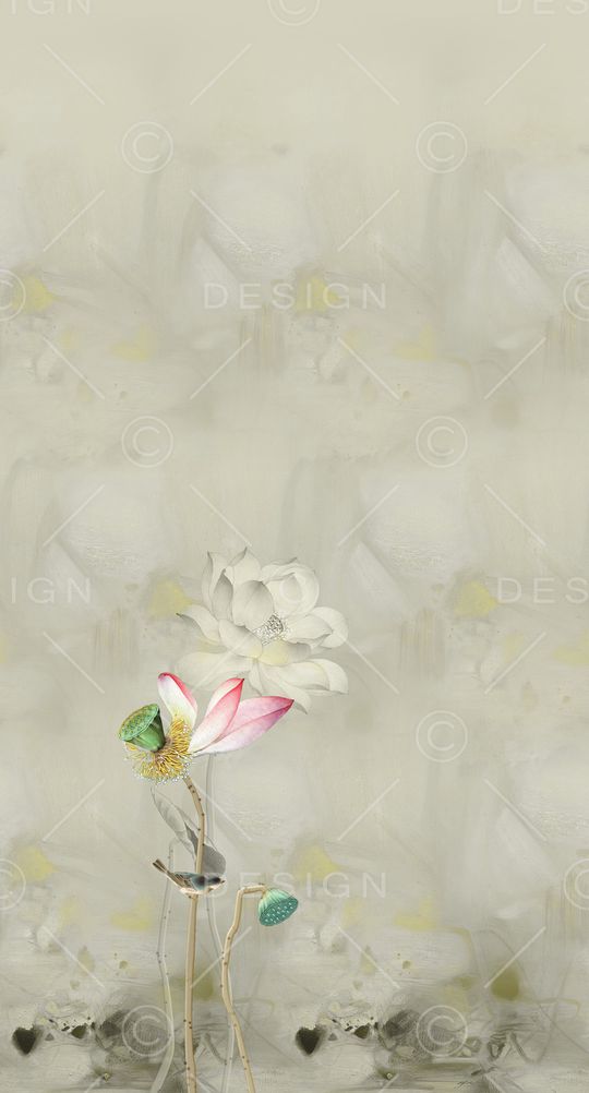 朦胧底纹印花华亿平台图片